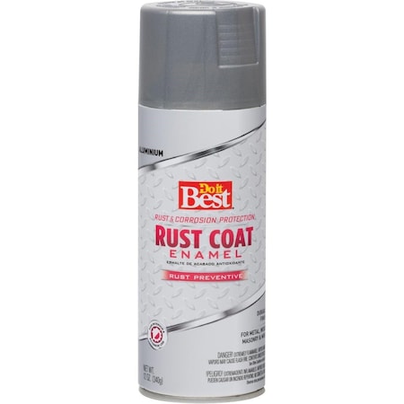 All-Source Rust Coat Gloss Aluminum 12 Oz. Anti-Rust Spray Paint 203508D